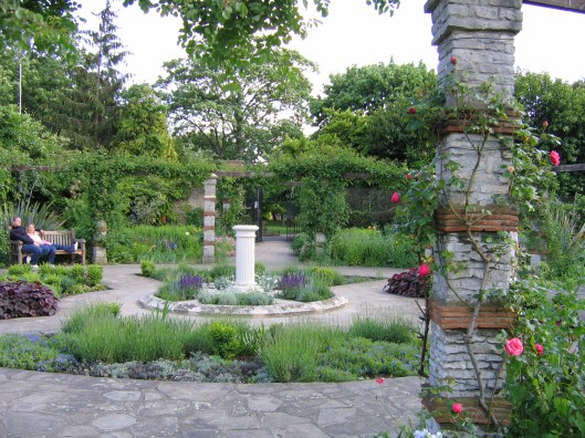 This is the scent garden in late May 2006.