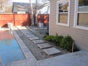 Crushed concrete base.