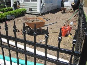 Work in progress, trenches cover.