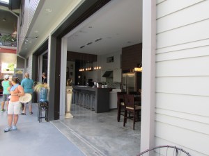 The walls open to let the outdoors in!