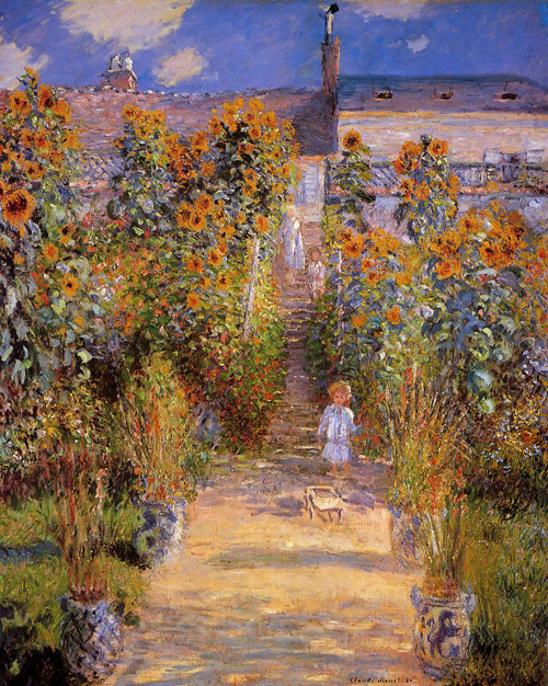 Monet's garden at Vetheuil