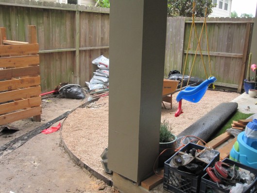 Next layer DG on top of crushed concrete. 