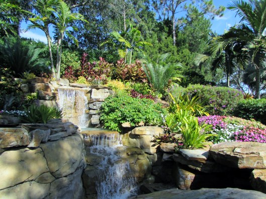 They use annuals to make the beds more attractive and colorful.