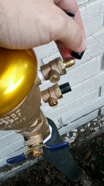 Remove the caps off of the check cocks (if they are still around)