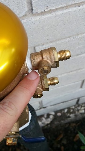 Note that the groove for the screwdriver is perpendicular to the piping (these are currently closed)