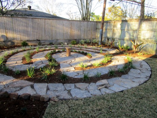 flagstone labyrinth