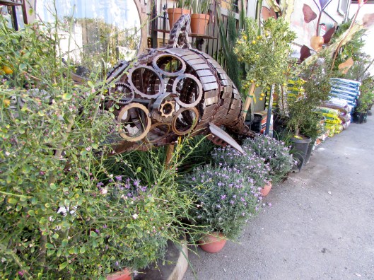 I can imagine this in the garden of my fantasy beach house. 