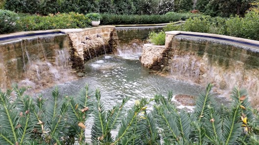 Water feature at Dallas Arboritum