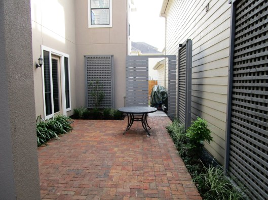 brick courtyard modern